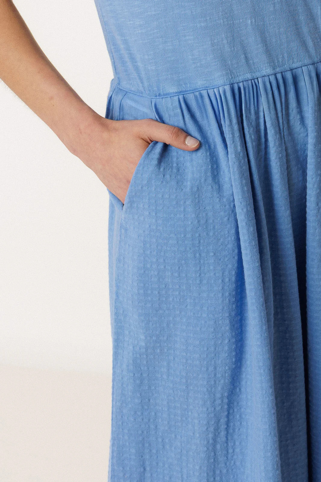 Indi & Cold - Combination Midi Dress -