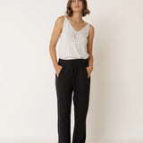 Indi & Cold - Flowy Pant With Drawstring - Black