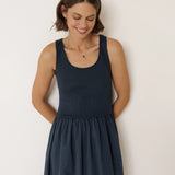 Indi & Cold - Combination Poplin Dress -