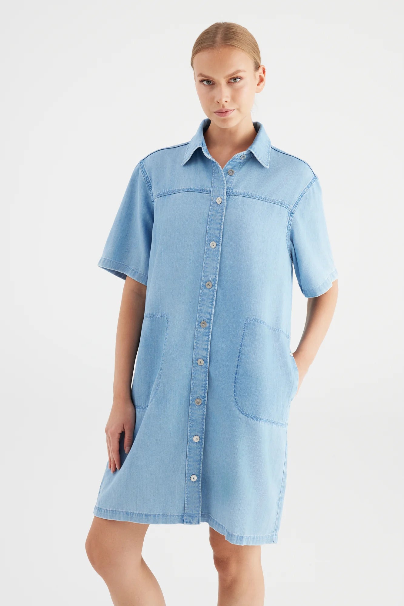 Cup of Joe - Nikki Relaxed Denim Dress -