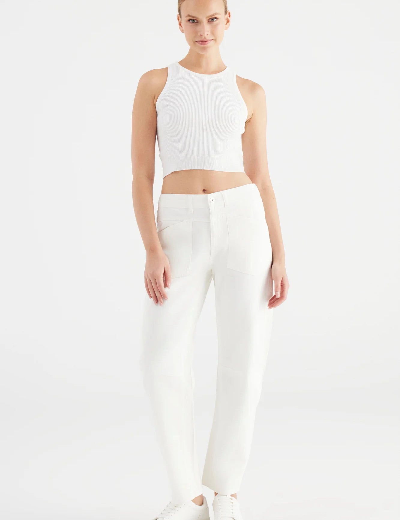 Cup of Joe - Selena Arc Jean - White