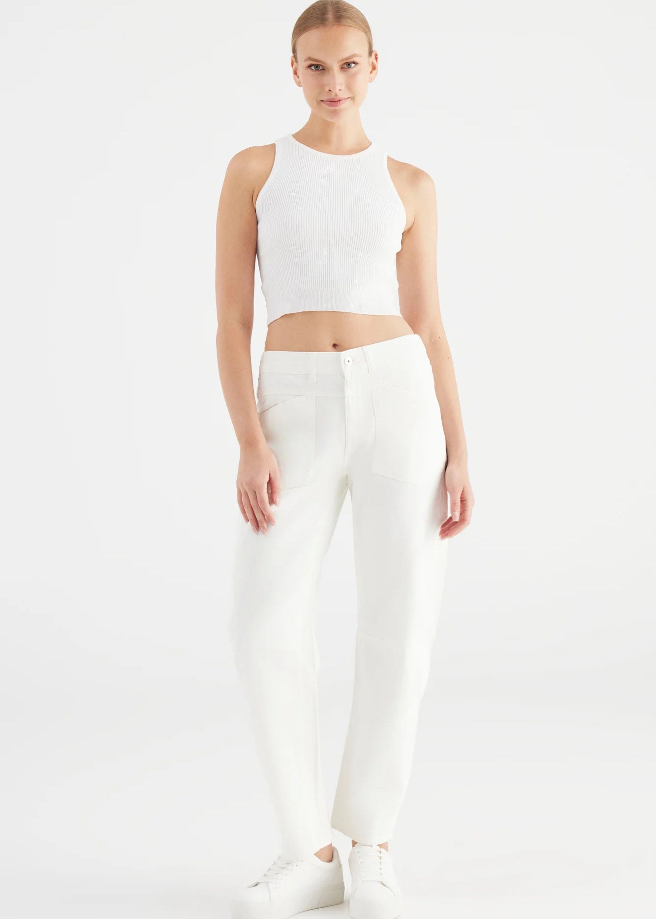 Cup of Joe - Selena Arc Jean - White