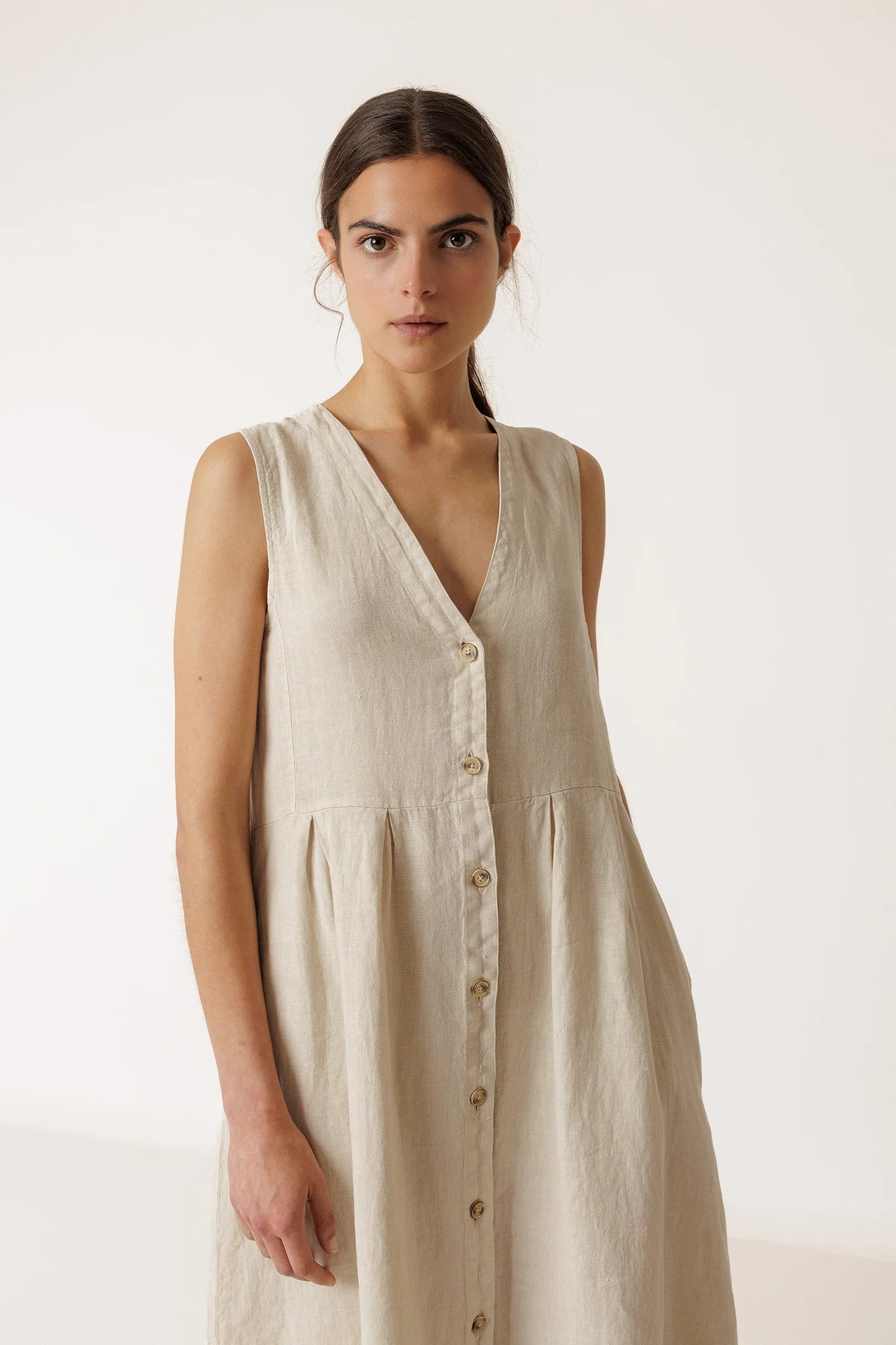 Indi & Cold - Linen Multiposition Dress -