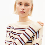 Merinaa Striped Knit Sweater