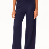 Basic Wide Leg Jersey Pant
