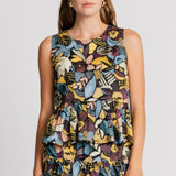 Allison Wonderland - Osprey Blouse - Black Floral