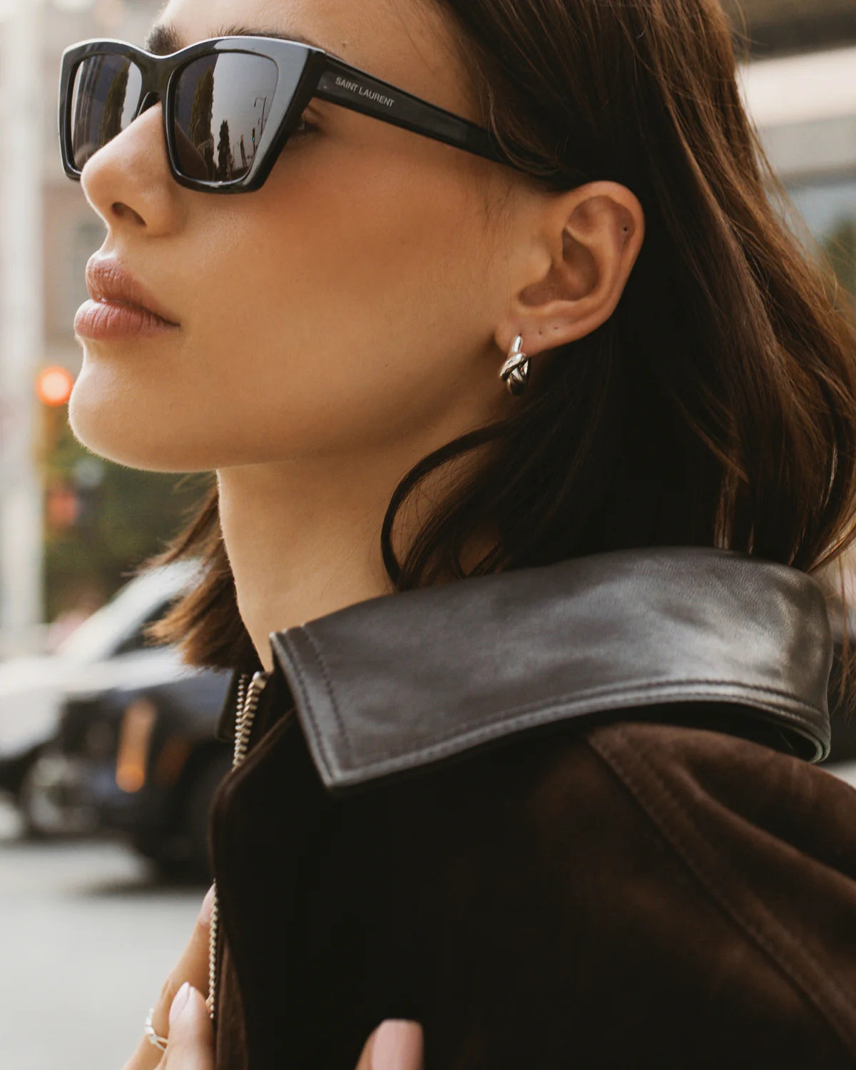 Leah Alexandra - Knot Hoops – Silver -