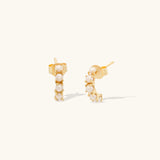 Kusshi Mini Hoops – Pearl