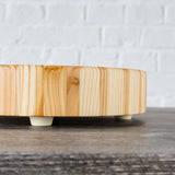 Larch Wood - Round Cheese Board -