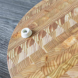 Larch Wood - Round Cutting Board -