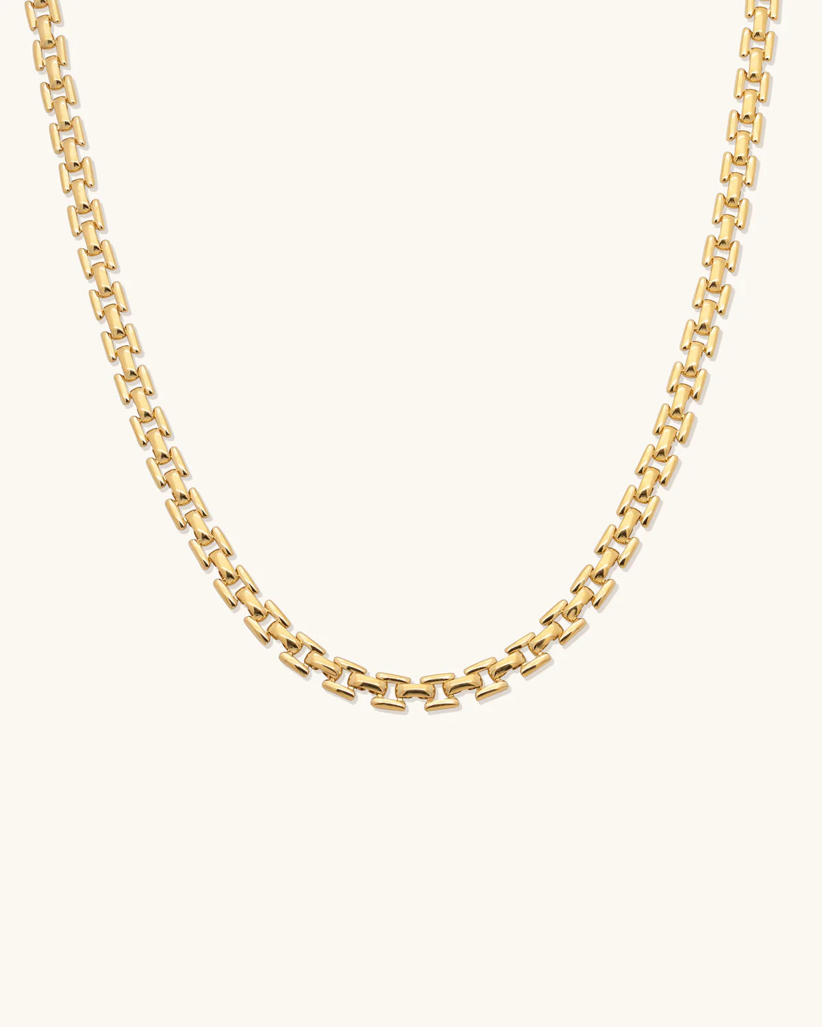 Leah Alexandra - Panther Chain Necklace – Gold -