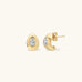 Leah Alexandra - Perfect Puff Earrings – Gold -