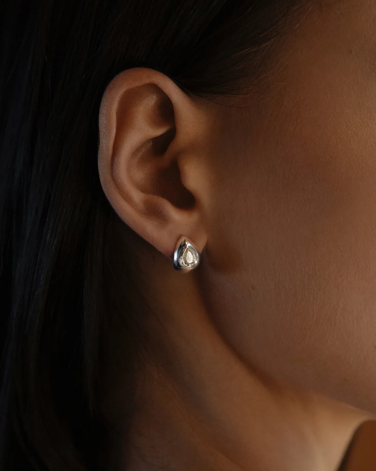 Leah Alexandra - Perfect Puff Earrings – Silver -