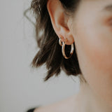 Pico Hoop Earrings - Gold