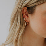 Pico Hoop Earrings - Gold