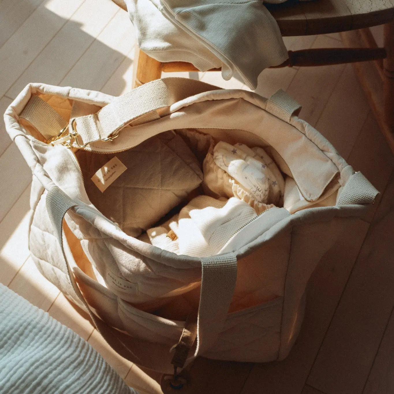 dans le sac - Diaper Bag – Cream -