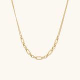 Leah Alexandra - Trombone Necklace – Gold -