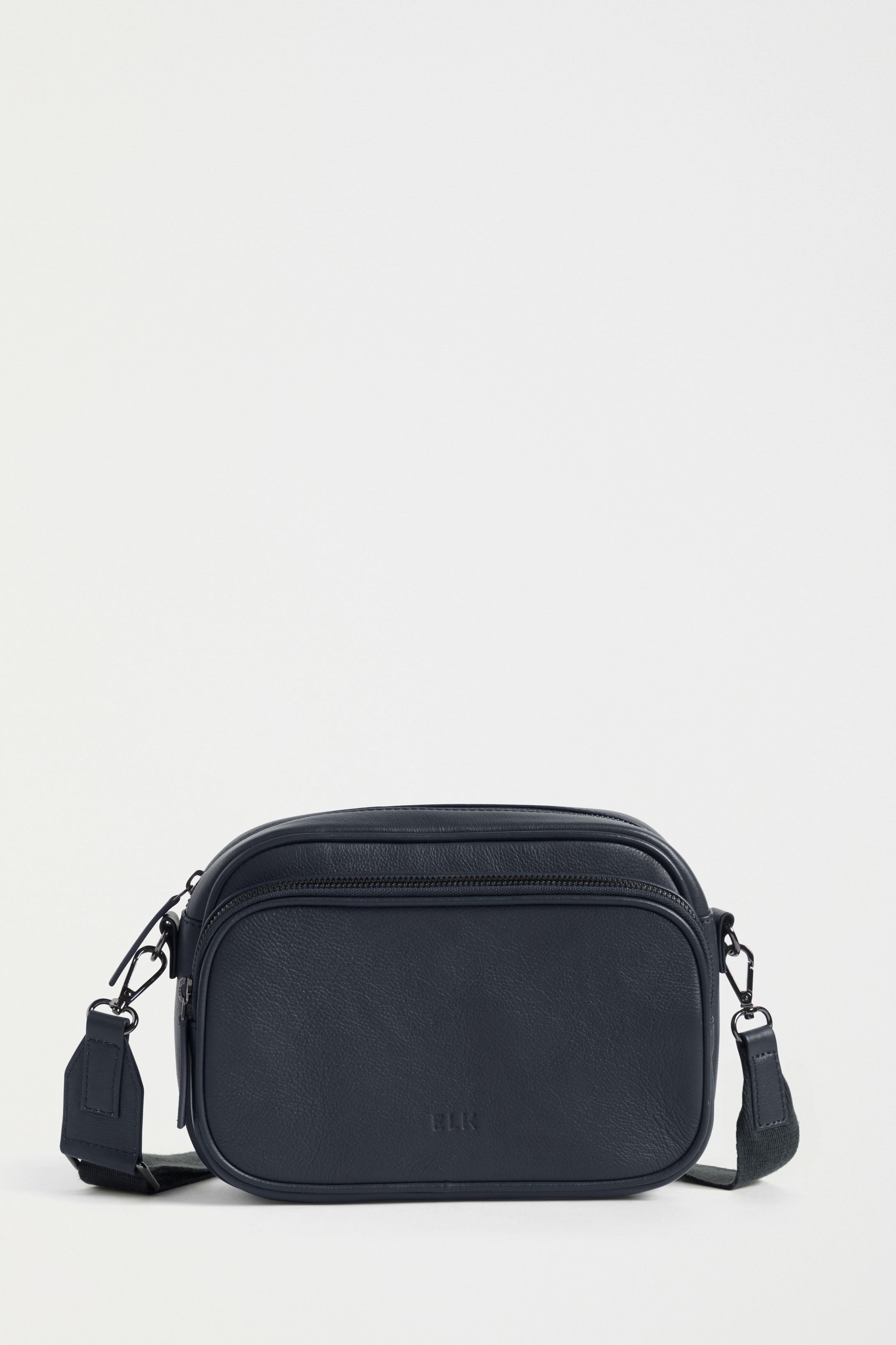 ELK Leather - Kassel Leather Crossbody Bag – Navy -