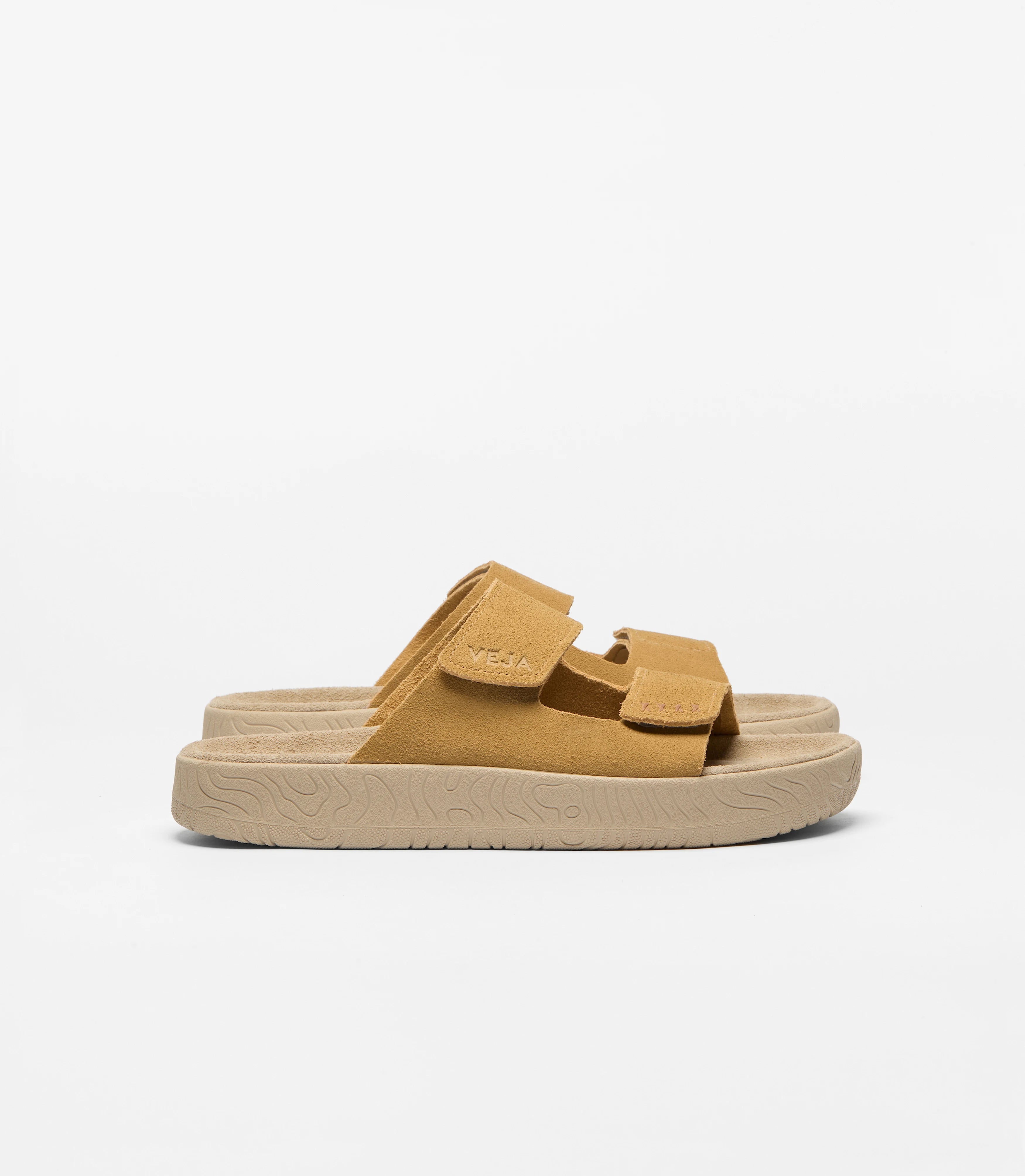Veja - Etna Suede Sandal - Ocre Almond
