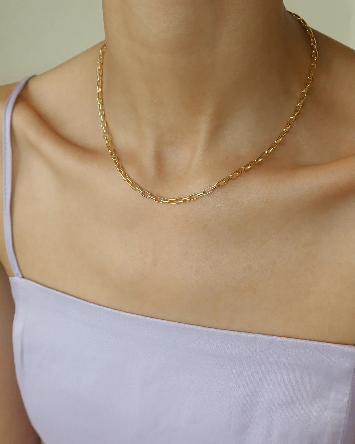 Leah Alexandra - Venetian Bold Chain Necklace – Gold 18-20" -