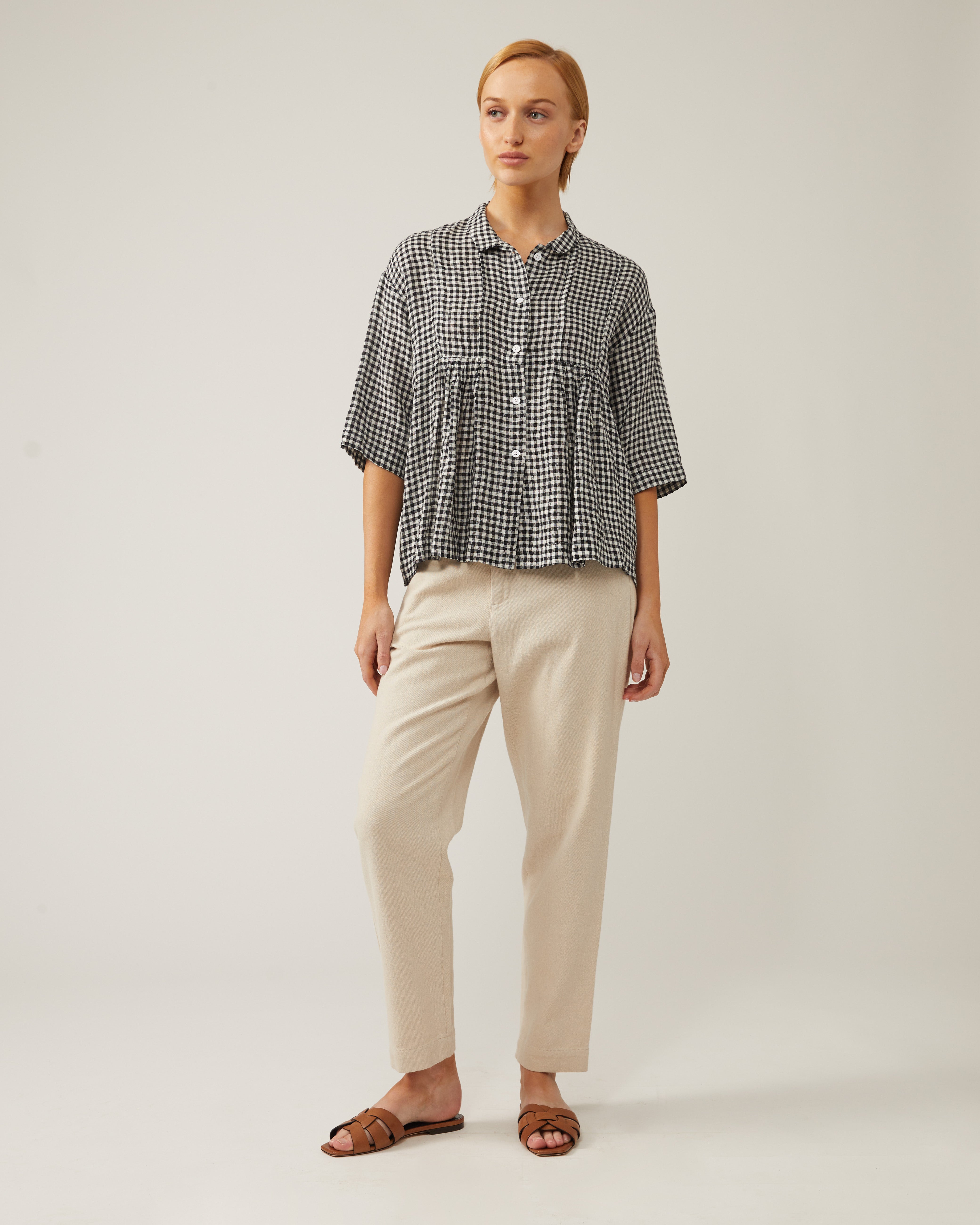 Naïf - Louison Gingham Blouse -