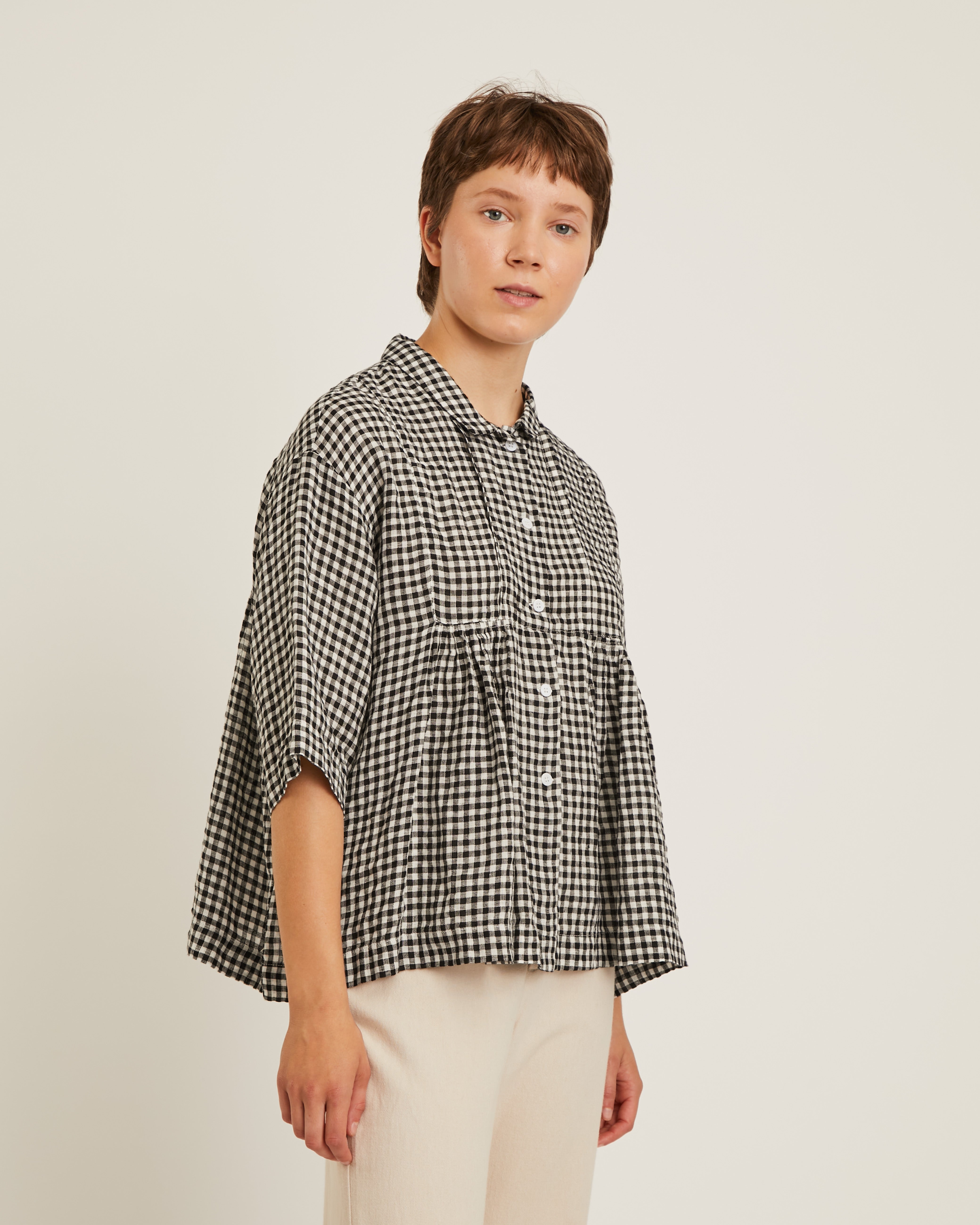 Naïf - Louison Gingham Blouse -
