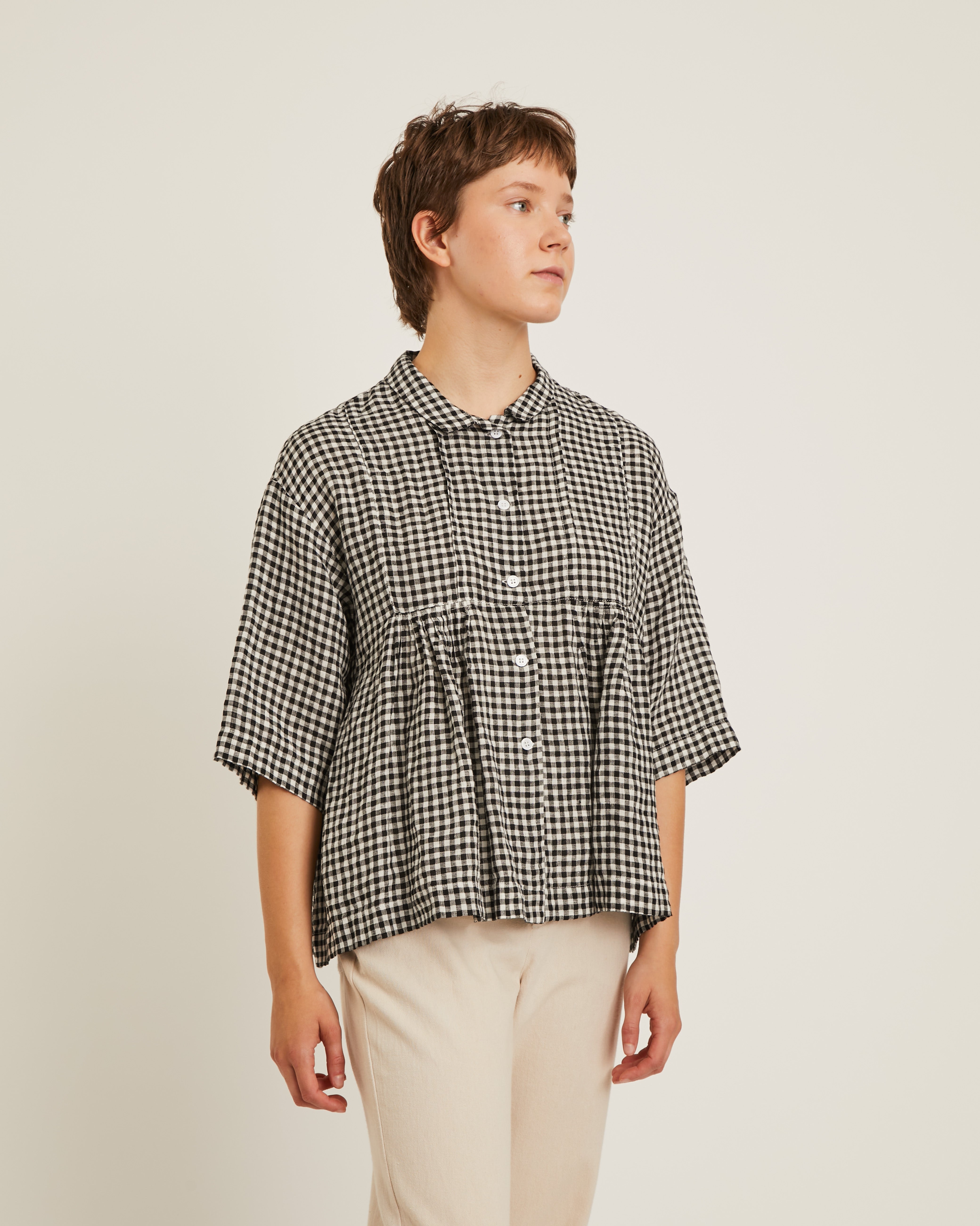 Naïf - Louison Gingham Blouse -