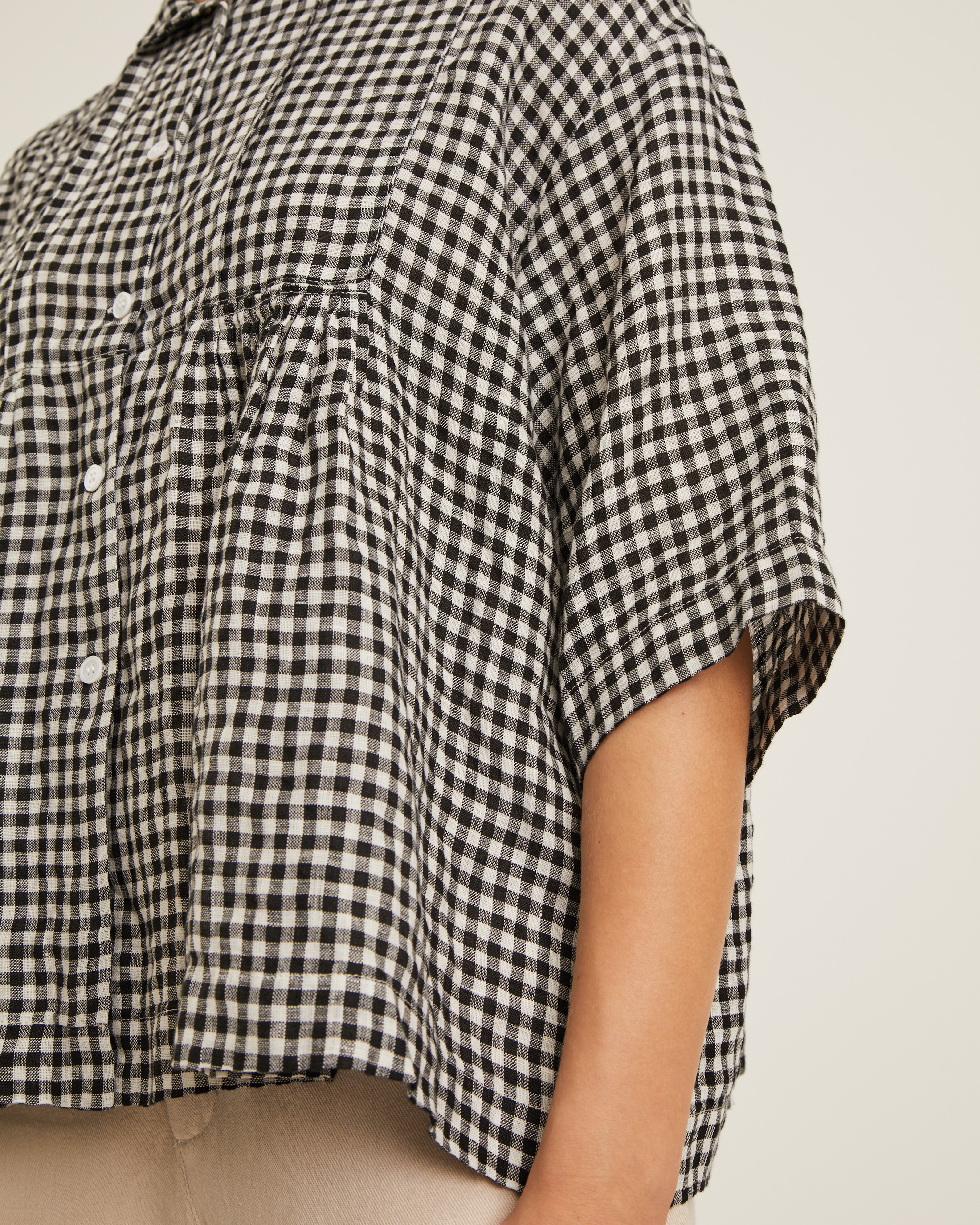 Naïf - Louison Gingham Blouse -