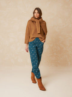 Quilted Jacquard Pant