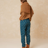 Quilted Jacquard Pant