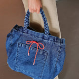 Denim Shopper Bag