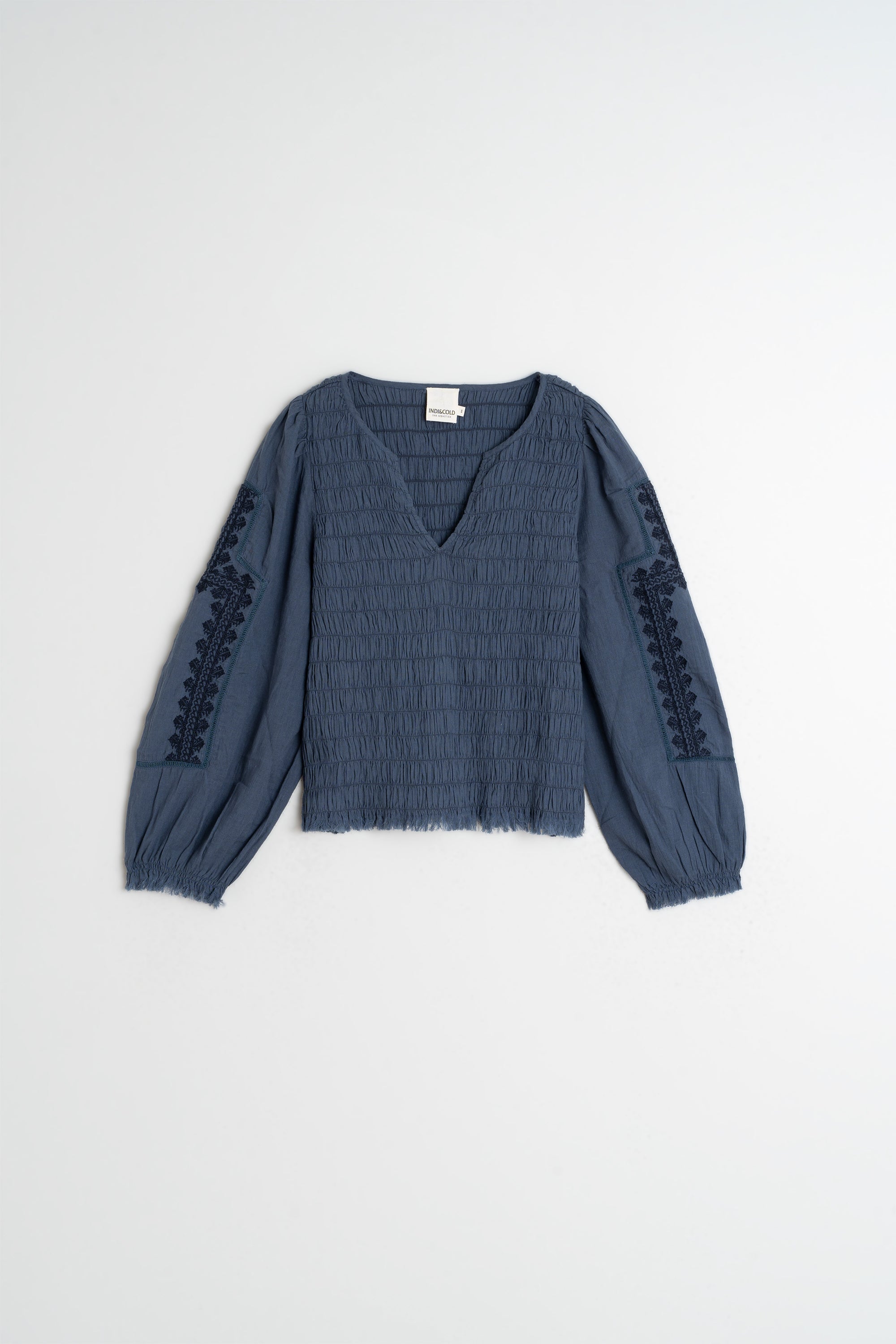 Indi & Cold - Embroidered Blouse -