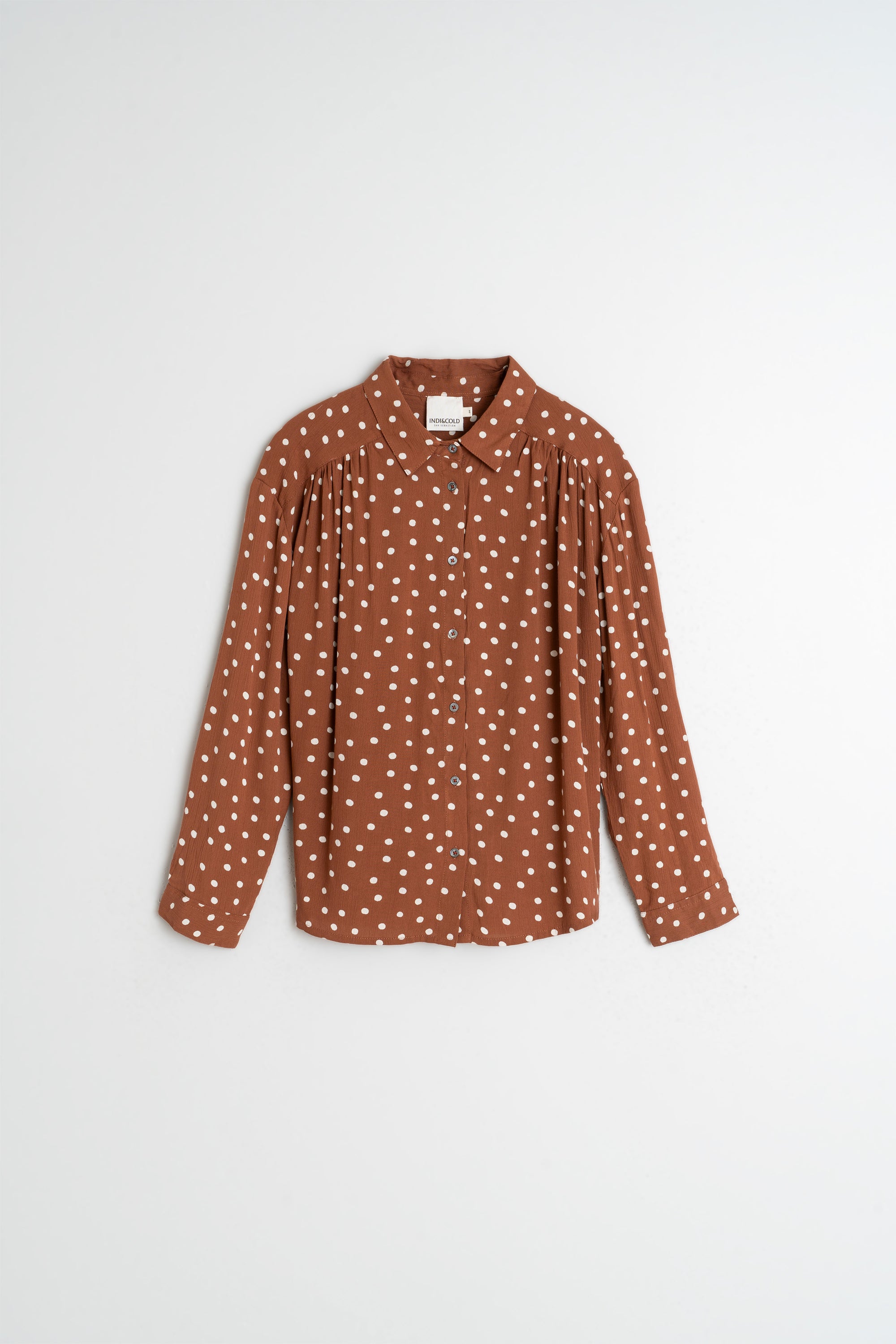 Indi & Cold - Bea Polkadot Blouse -