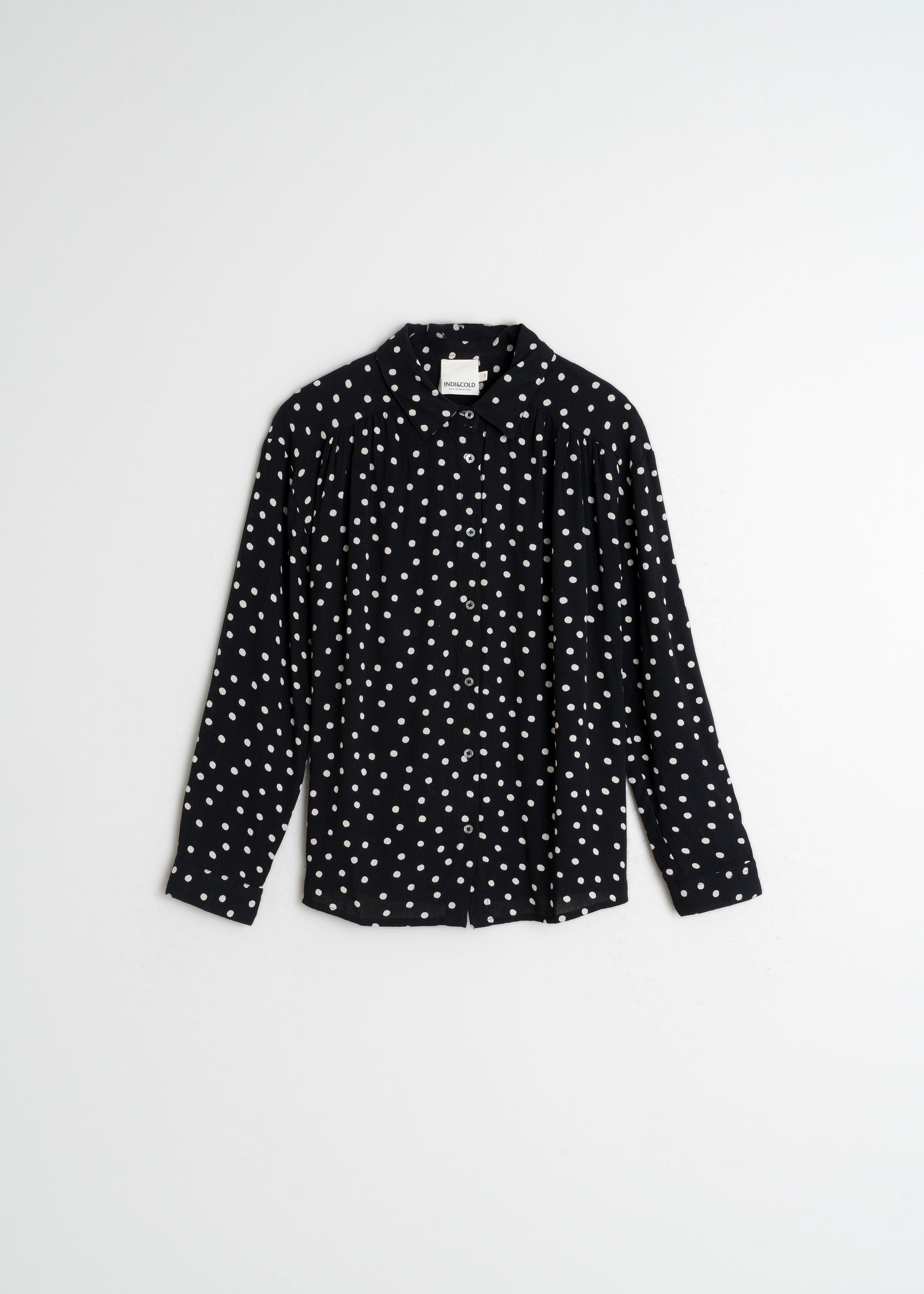 Indi & Cold - Bea Polkadot Blouse -