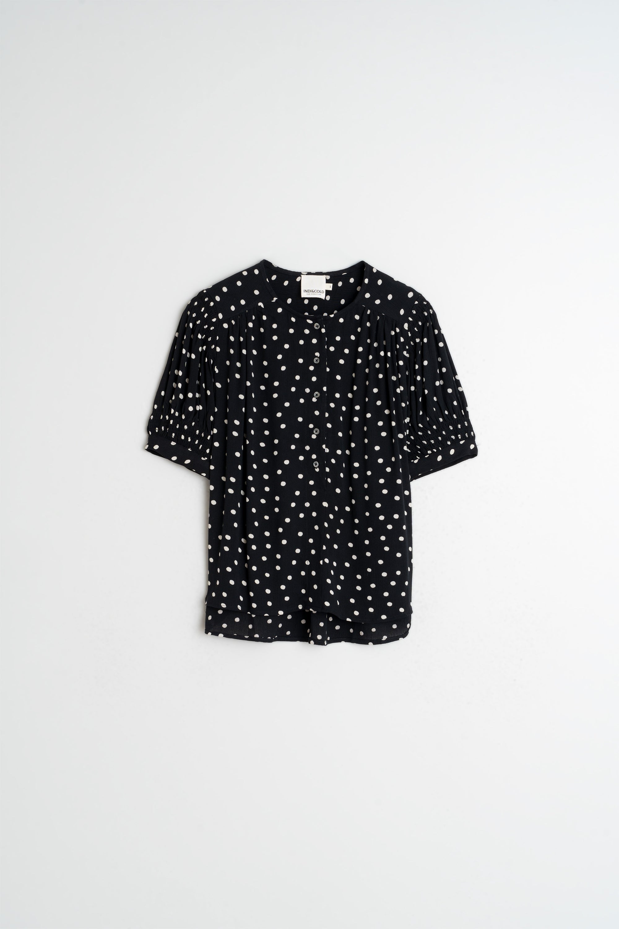 Indi & Cold - Lantern Sleeve Blouse -