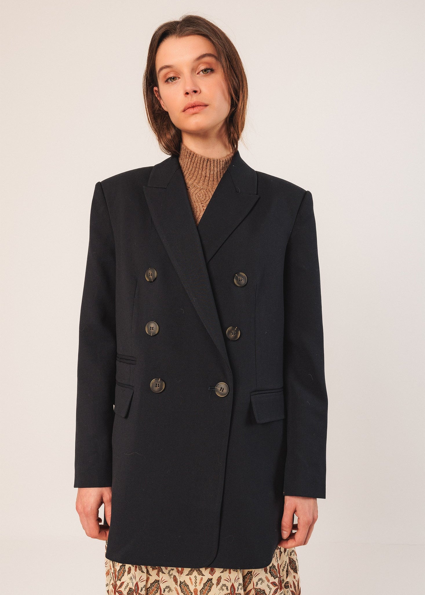Indi & Cold - Double Breasted Blazer -