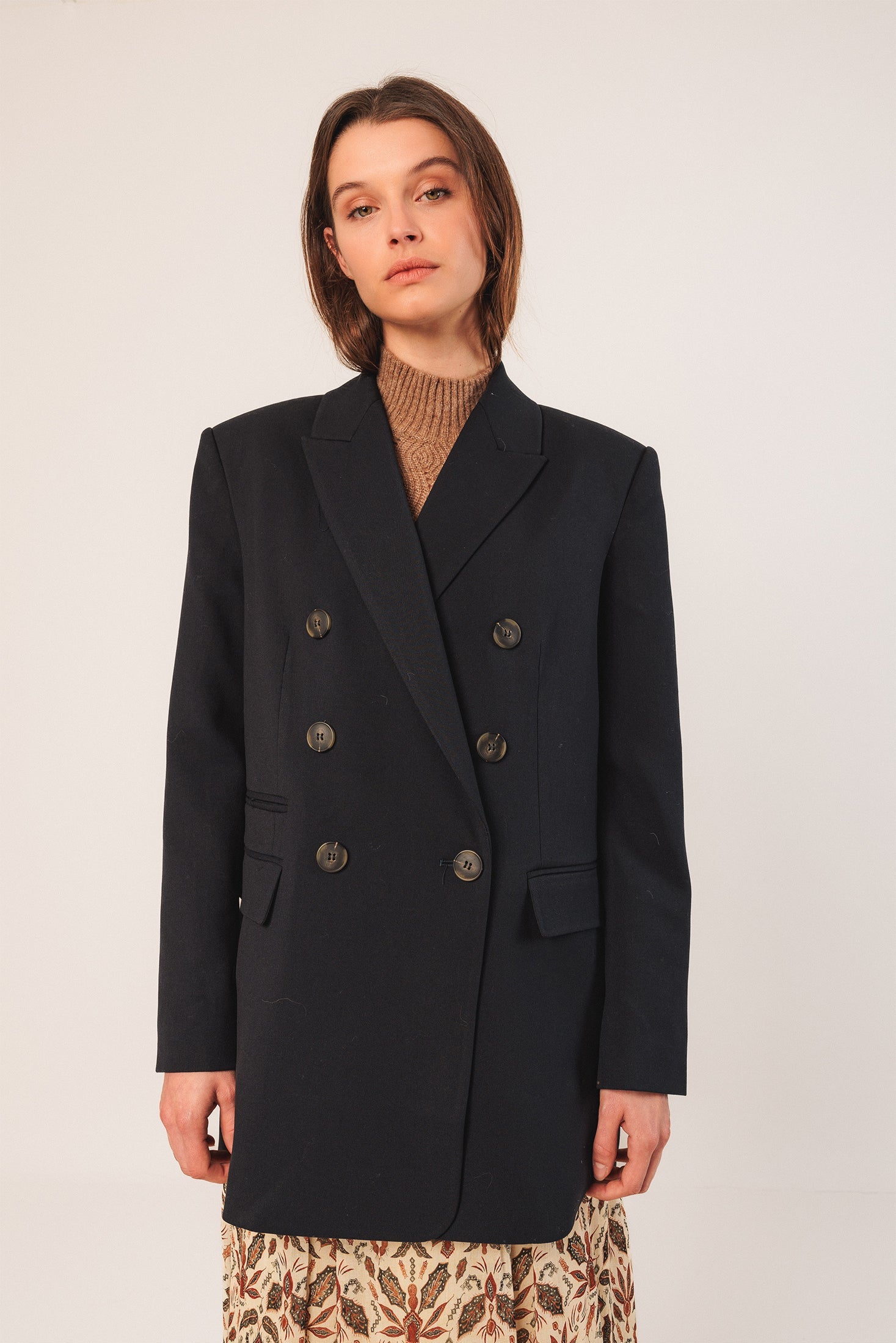 Indi & Cold - Double Breasted Blazer -