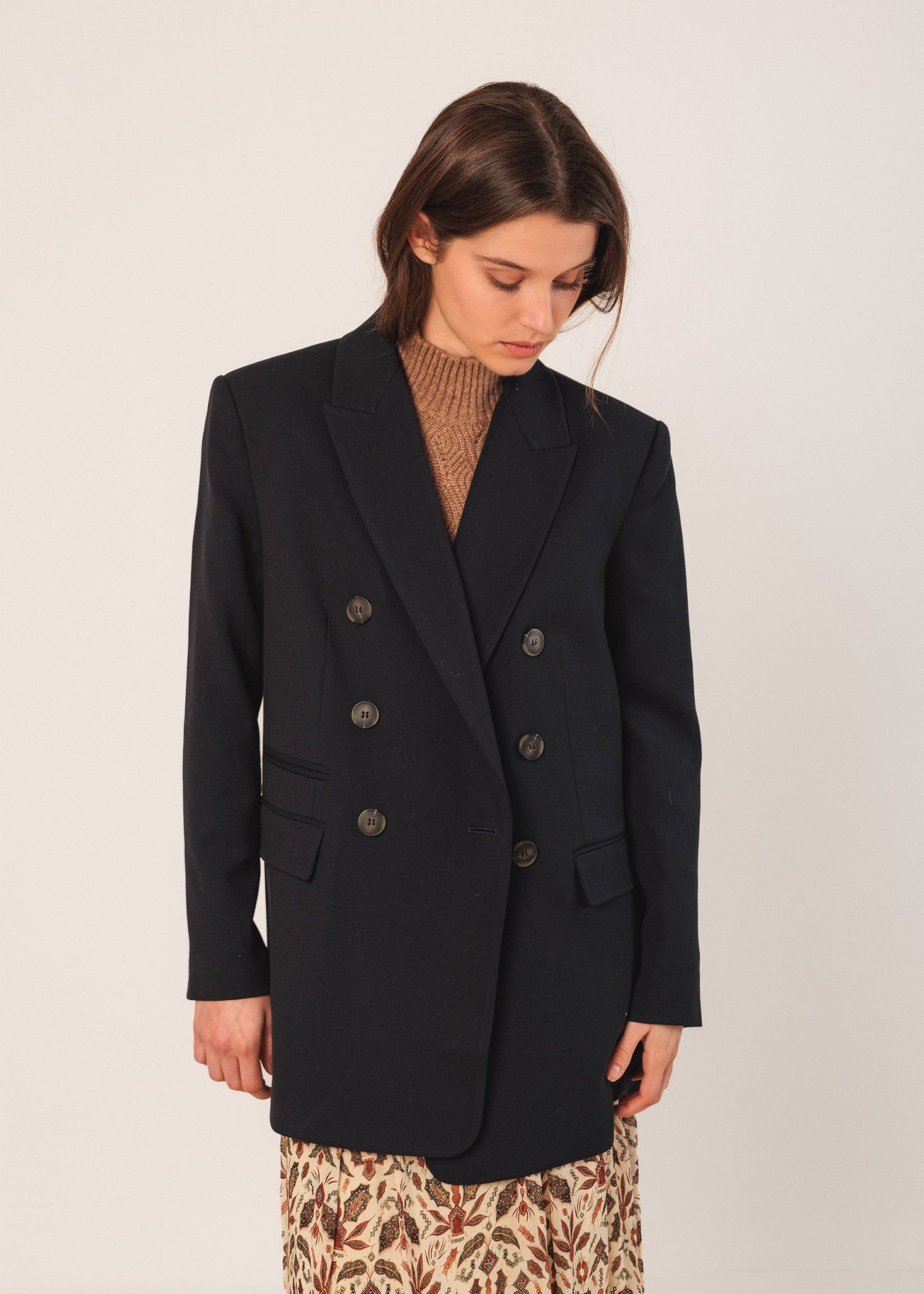 Indi & Cold - Double Breasted Blazer -