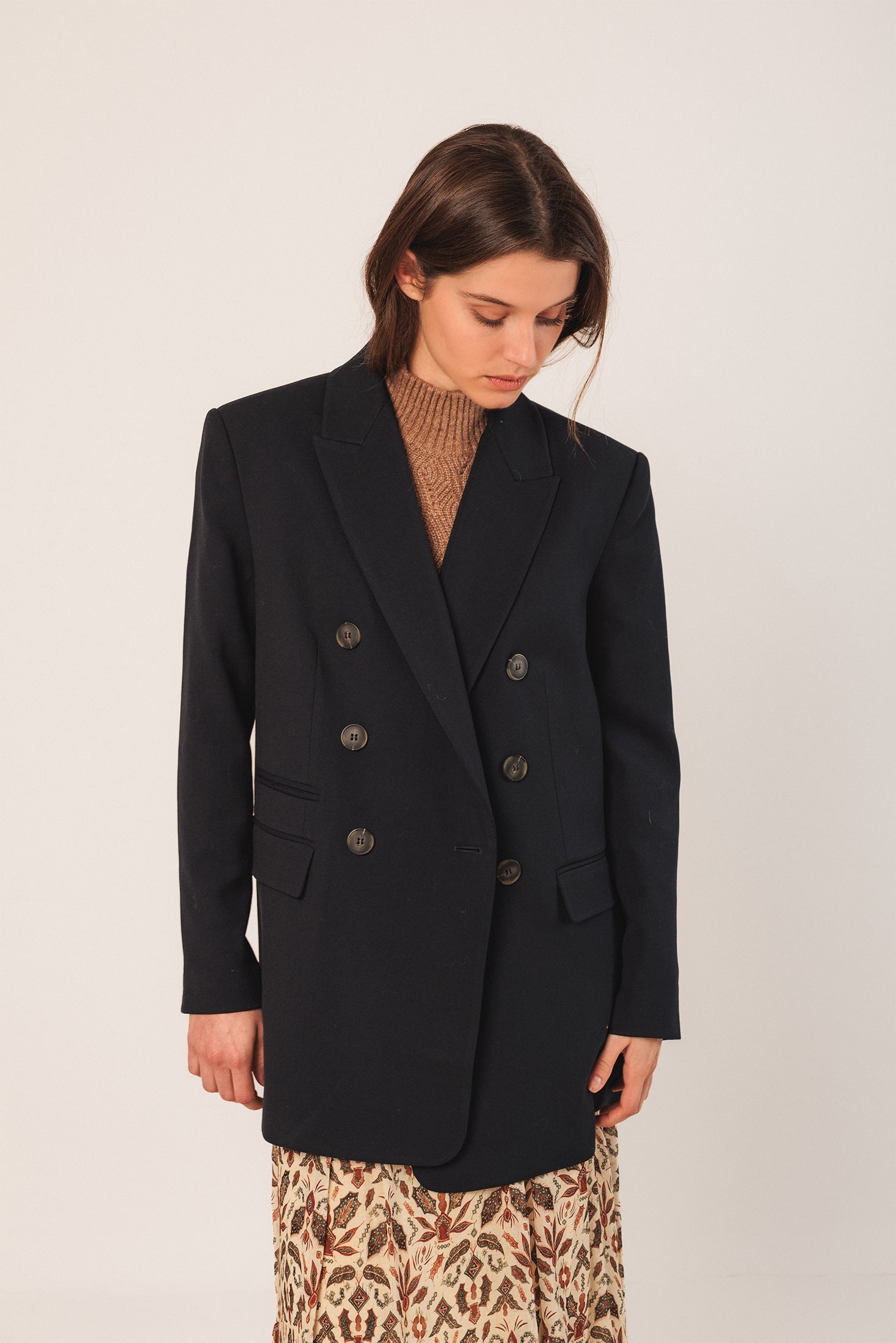 Indi & Cold - Double Breasted Blazer -
