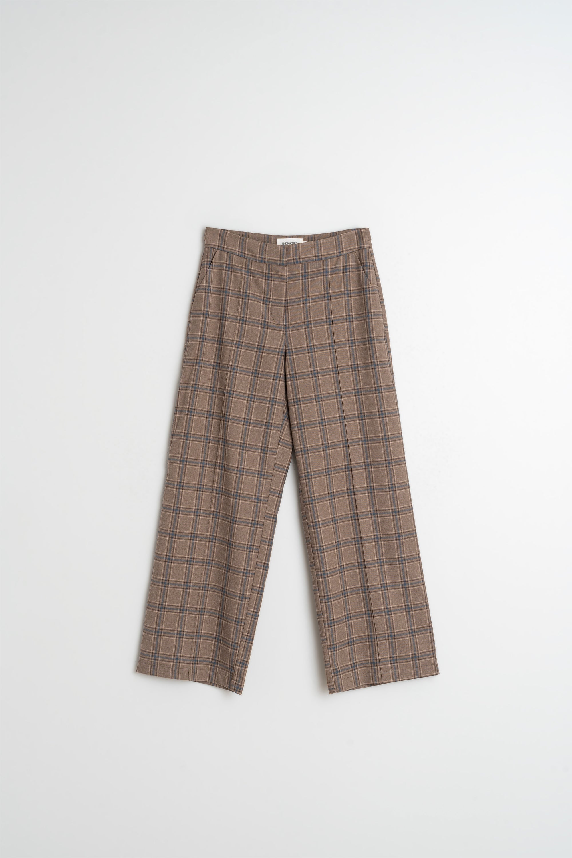 Indi & Cold - Paty Straight Plaid Pant -