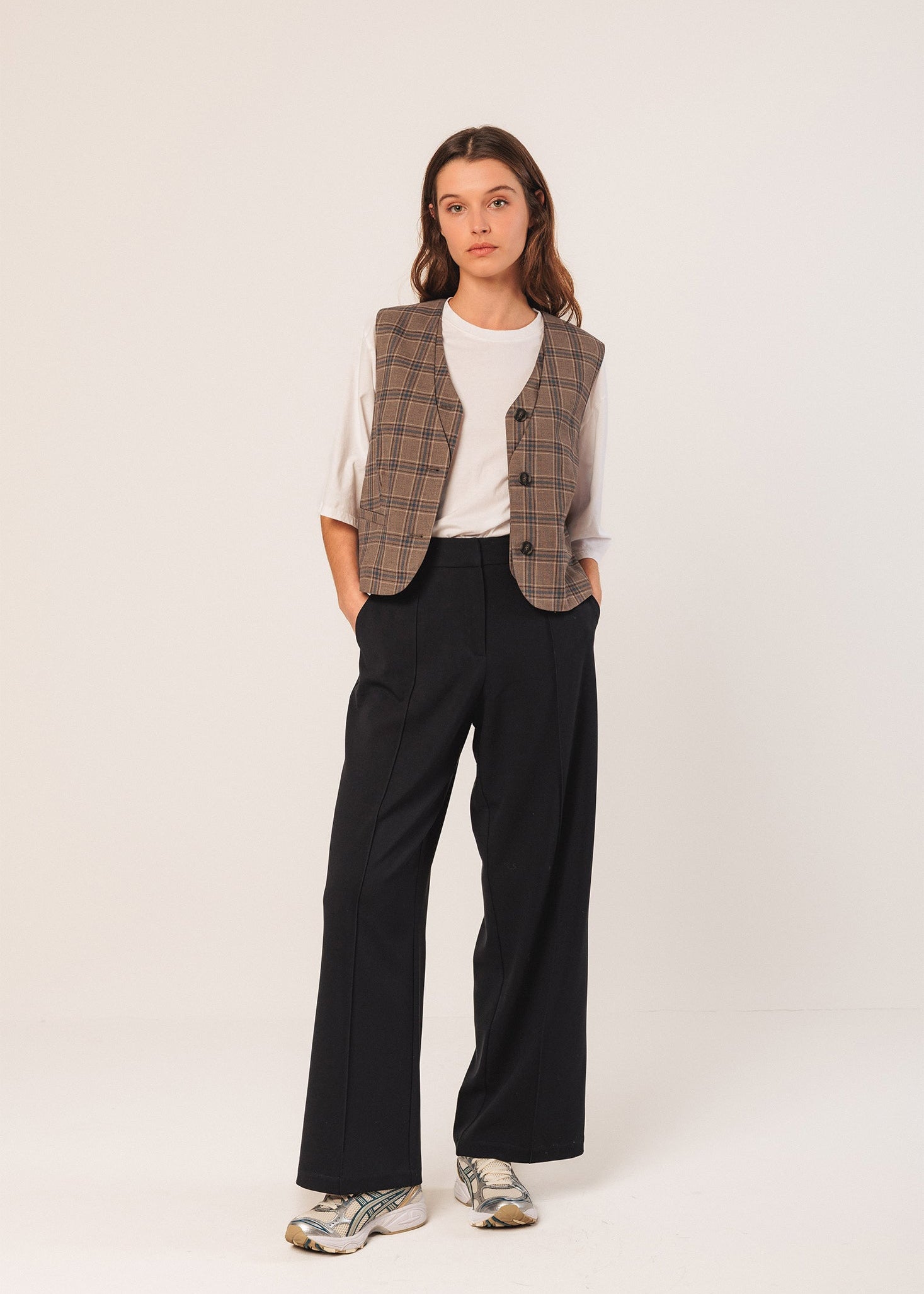 Indi & Cold - Paty Straight Pant - Navy