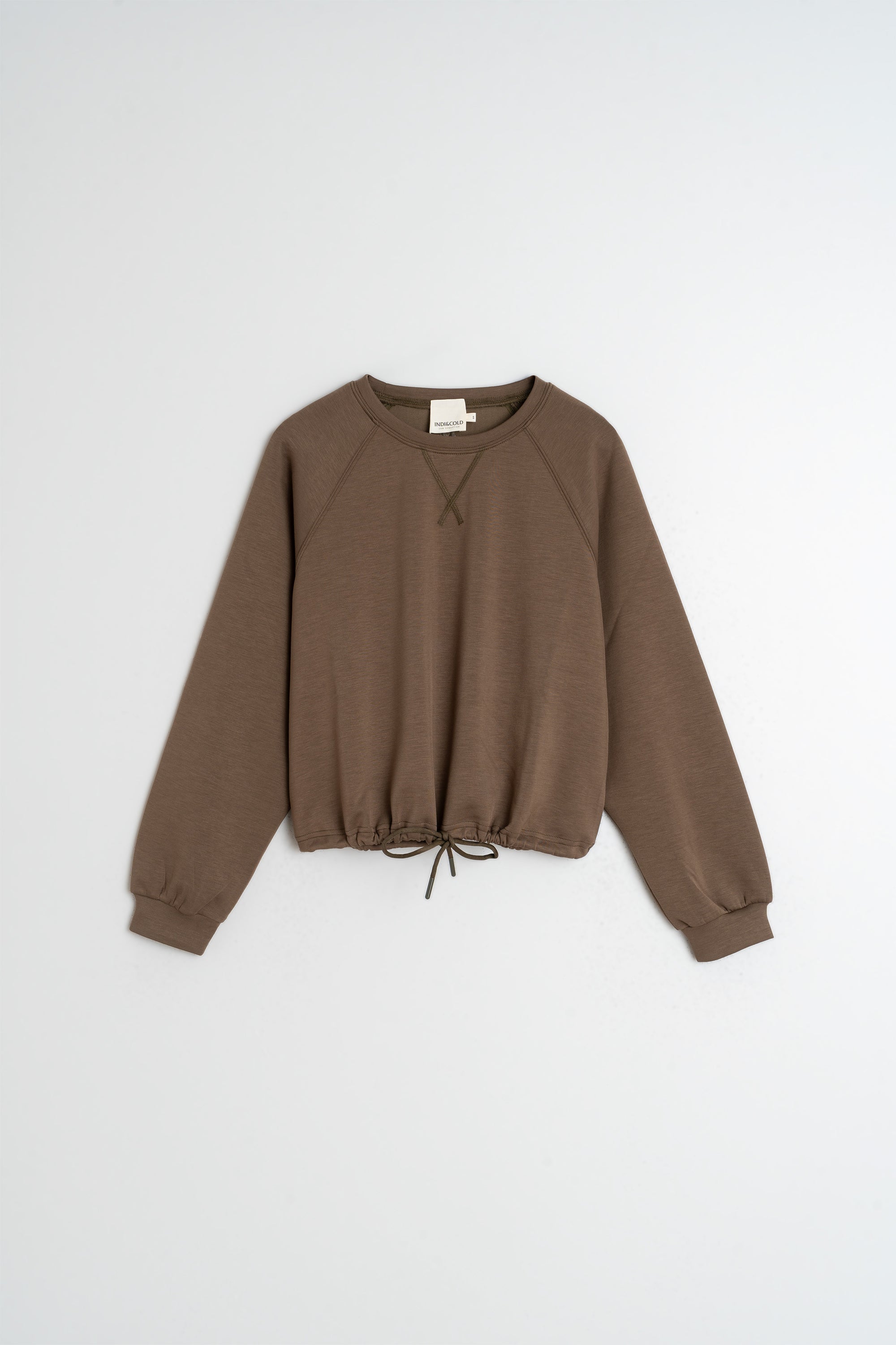 Indi & Cold - Adjustable Waist Sweatshirt -