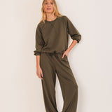 Indi & Cold - Adjustable Waist Sweatshirt -