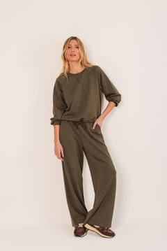 Indi & Cold - Adjustable Waist Sweatshirt -