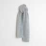 Indi & Cold - Colourful Knitted Scarf – Mottled Grey -