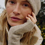 Indi & Cold - Colourful Knitted Mittens – Aloe -