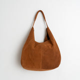 Indi & Cold - Split Leather Tote Bag – Tabaco -