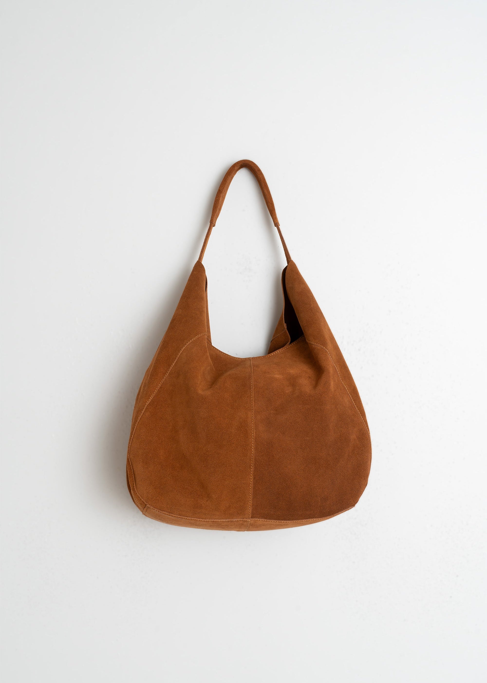 Indi & Cold - Split Leather Tote Bag – Tabaco -