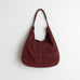 Indi & Cold - Split Leather Tote Bag – Garnet -