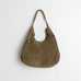 Indi & Cold - Split Leather Tote Bag – Khaki -
